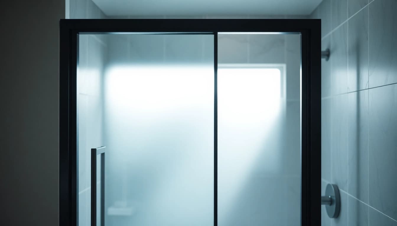 Explore stunning black frame shower doors enhancing a modern bathroom's elegance.