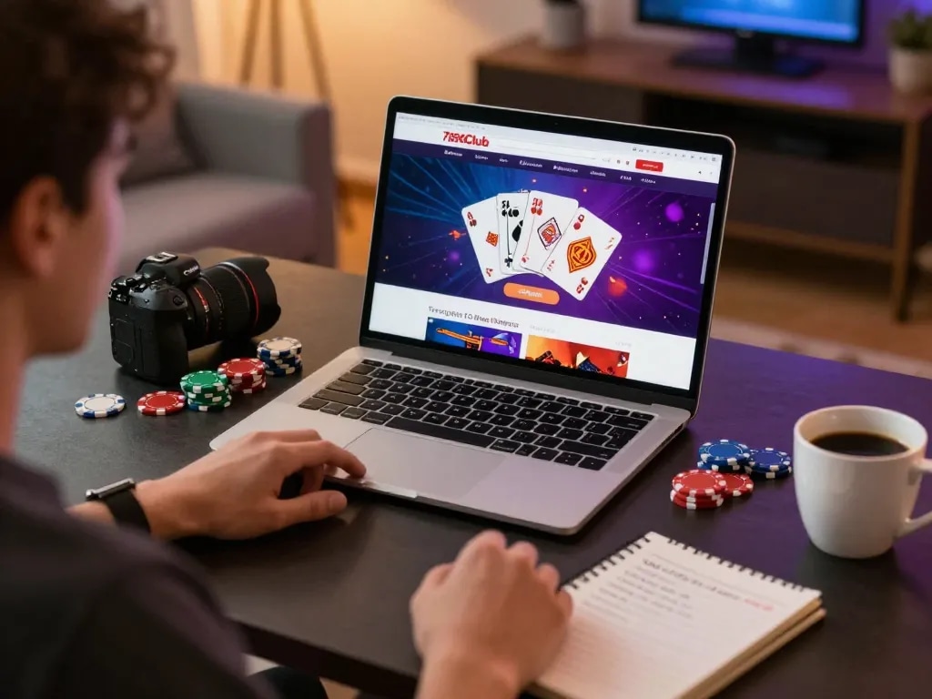 Engaging online casino scene with Trang chủ 789Club gaming interface, showcasing strategic gameplay and comfortable atmosphere.