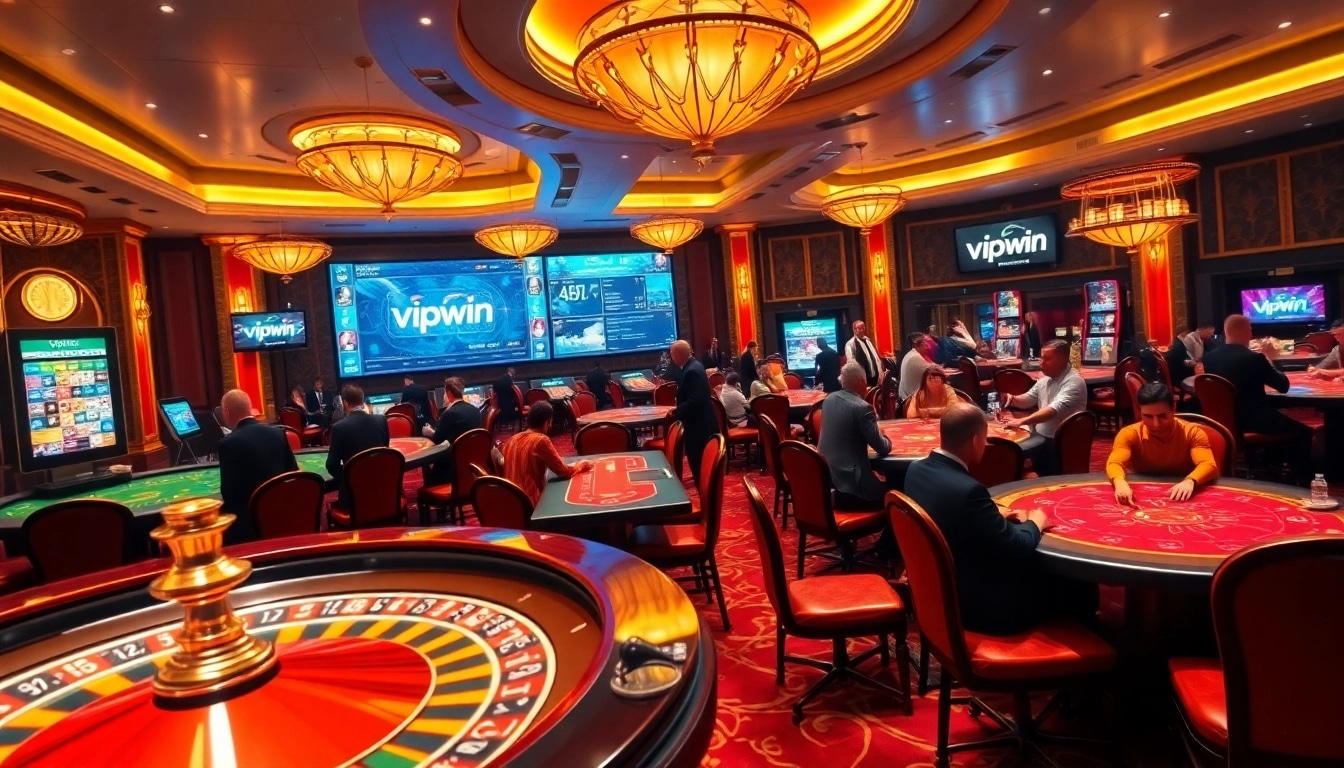 Experience luxurious gaming environments with vipwin at stylish casino tables and engaging gameplay.