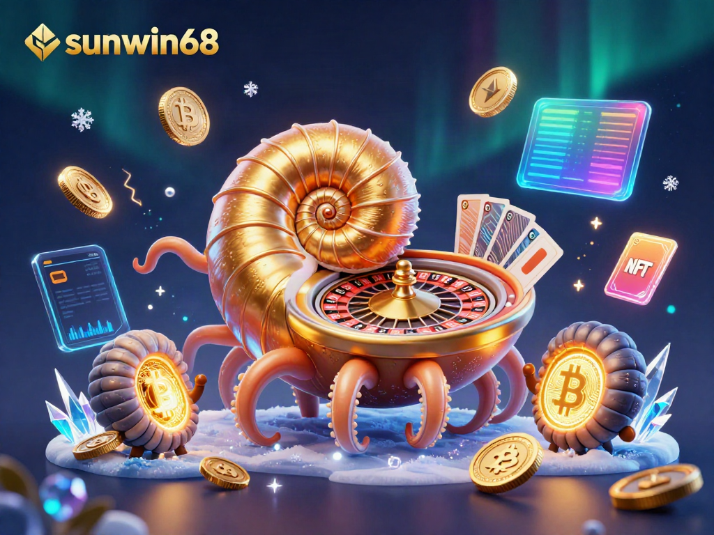 Engage in thrilling gameplay at sunwin68 with vibrant casino elements and unique 3D characters.