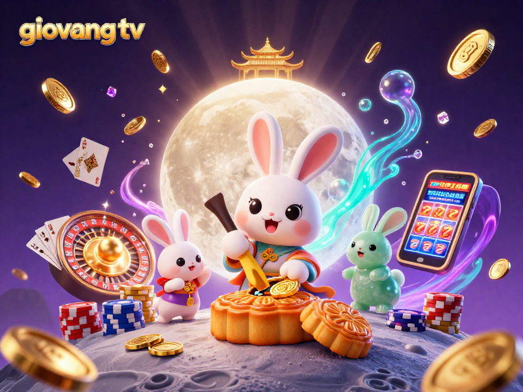 Explore the exciting world of giovang tv with our vibrant 3D illustration showcasing thrilling casino elements.